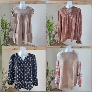 Boho Womens Medium Bundle Tops & Dresses
